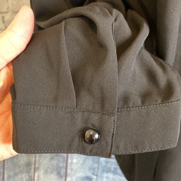 Modcloth/Royal Monk - Foxy As You Wanna Be Button-up Blouse XL Pin-up Goth Retro - Picture 12 of 16